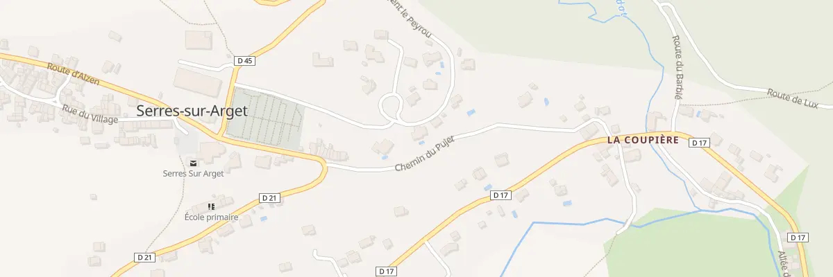 Plan du 305 Lot le Peyrou à Serres-sur-Arget