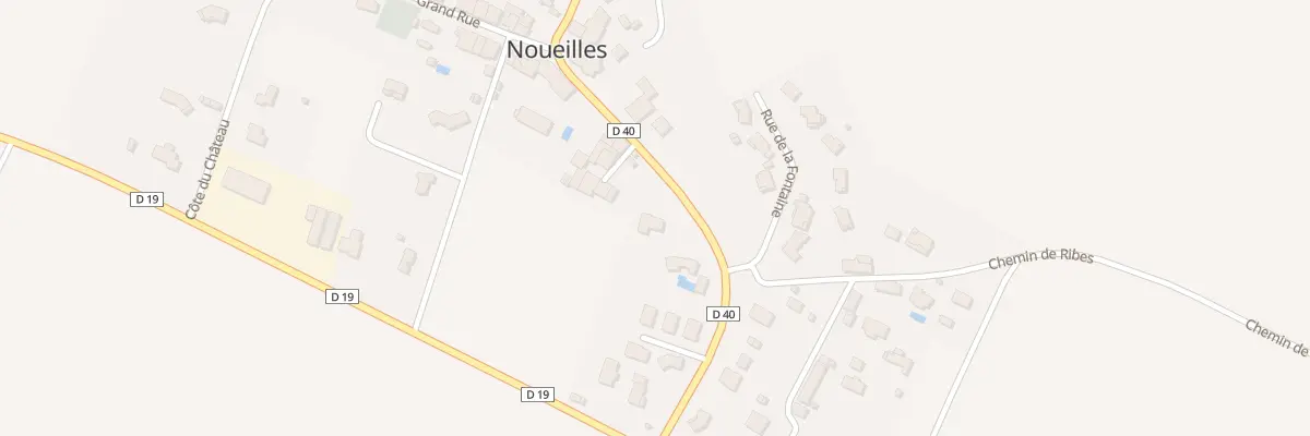 Plan du 8 Côte du Moutounié à Noueilles