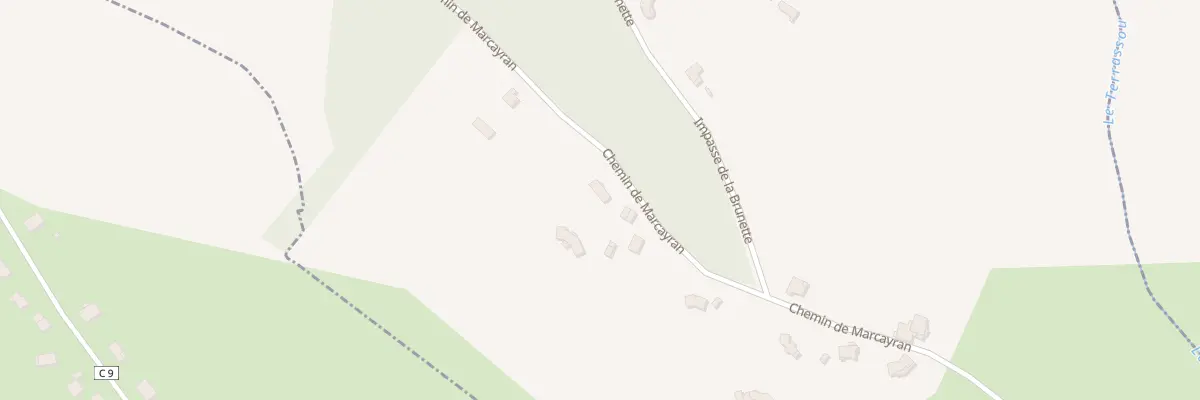 Plan du 720 Che de Marcayran à Montalzat
