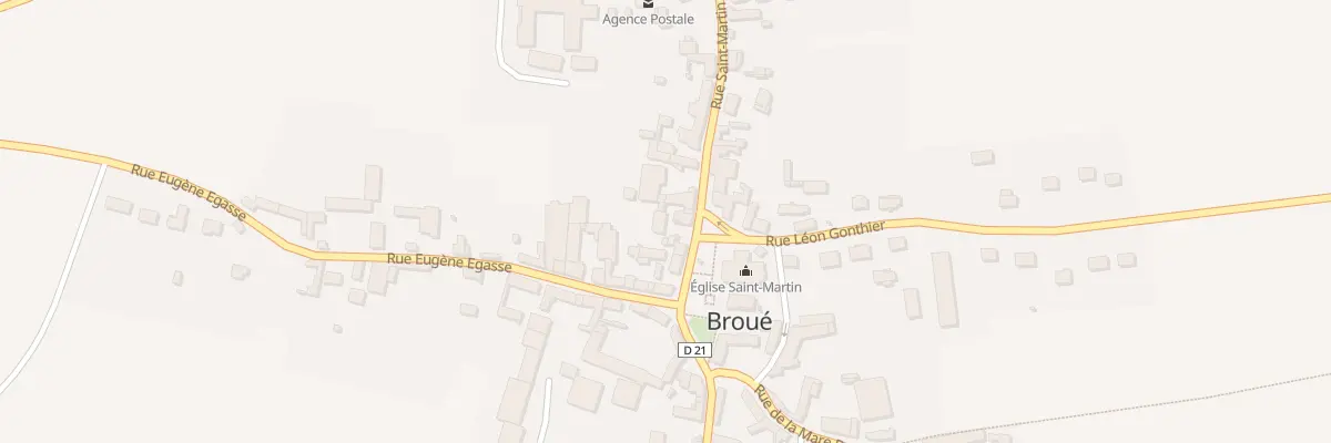 Plan du 5 Rue St Martin à Broué