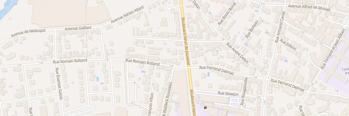 Plan du 6 Rue Romain Rolland à Brive-la-Gaillarde