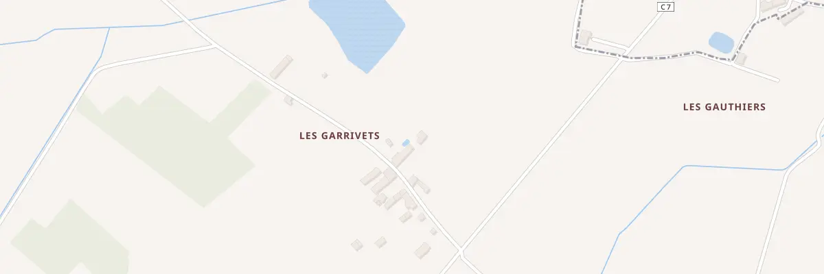 Plan du 3 Les Garrivets à Veuil