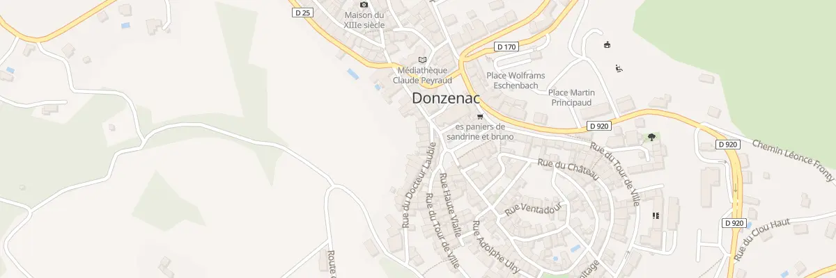 Plan du 4 Rue Du Doc Laubie à Donzenac