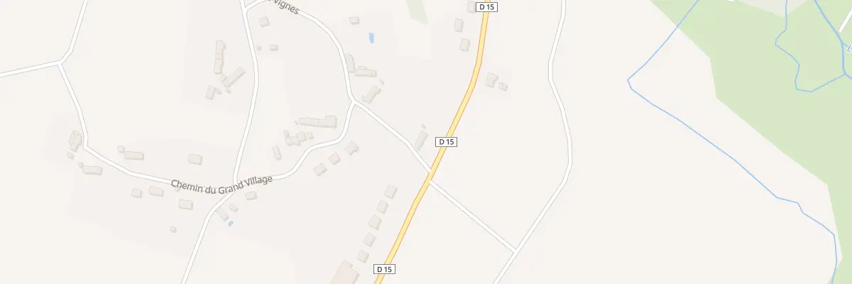Plan du 2 Che du Grand Village à Vicq-sur-Nahon