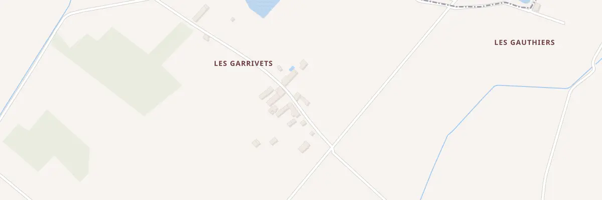 Plan du 1 Les Garrivets à Veuil