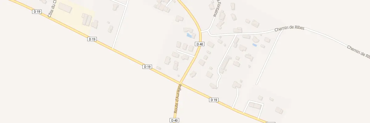 Plan de Moutounie à Noueilles