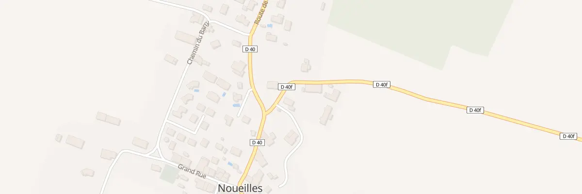Plan de Pourtalie à Noueilles