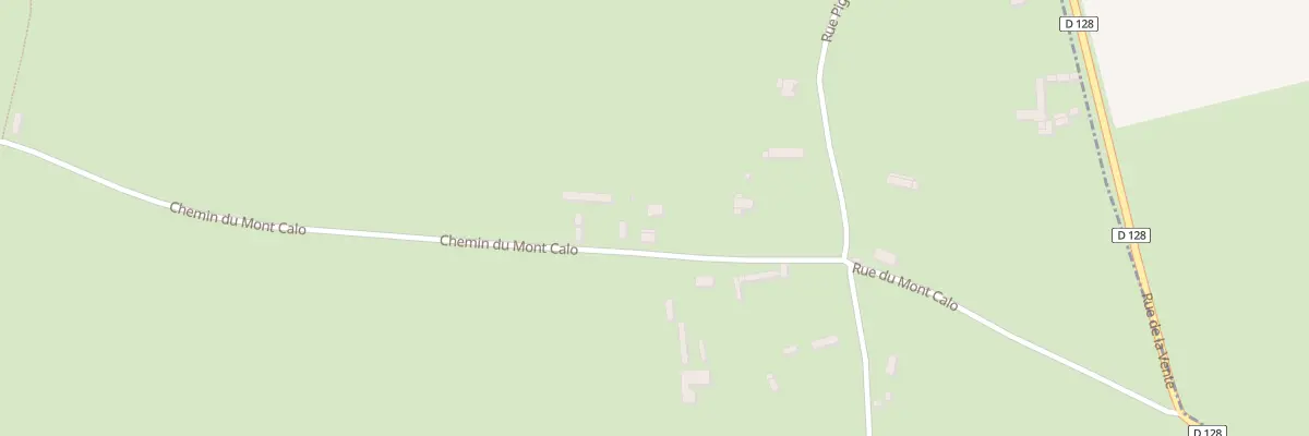 Plan du 109 Chem du Mont Calo au Mesnil-Lieubray