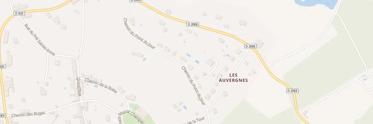 Plan du 8 Chem du Point du Jour à Masseret