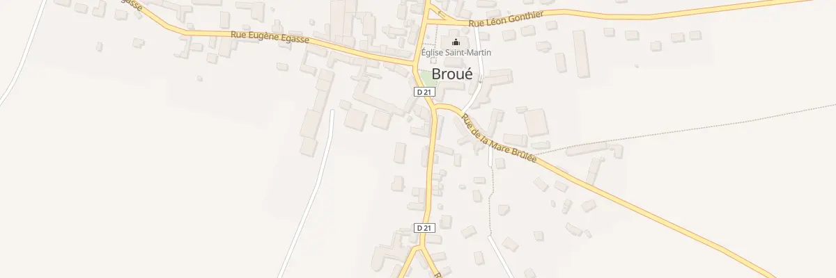 Plan du 6 Rue Pierre Aulet à Broué