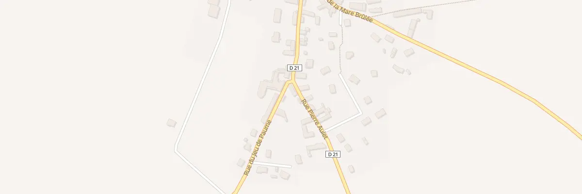 Plan du 1 Rue du Jeu de Paume à Broué