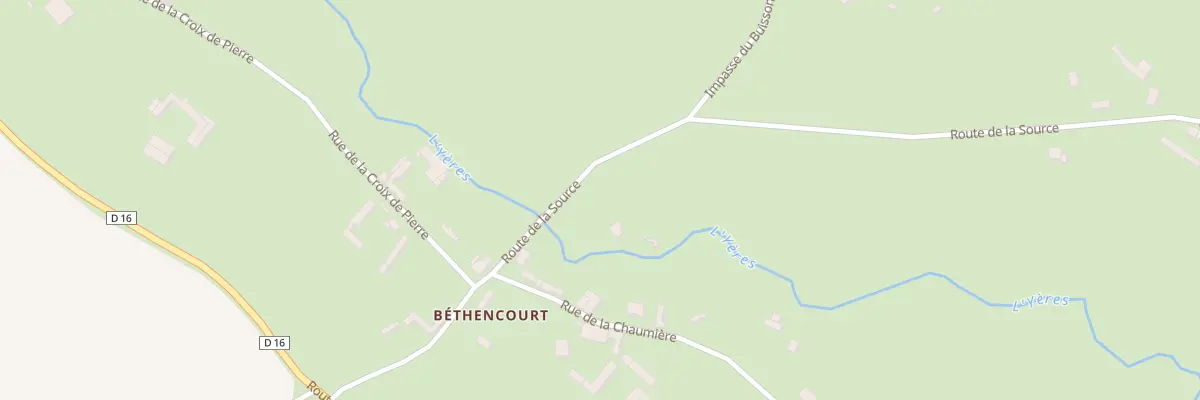 Plan du 5090A Bethencourt à Dancourt