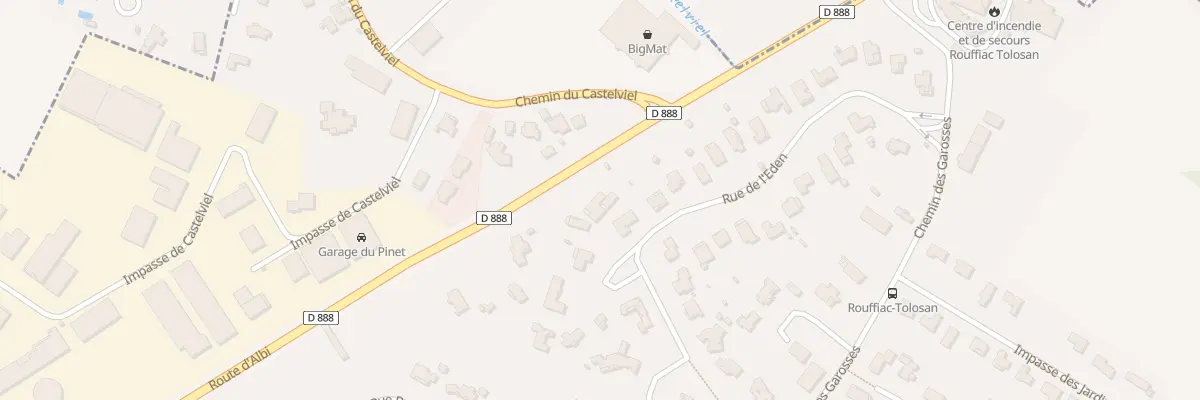 Plan du 43 Rte d’Albi à Rouffiac-Tolosan