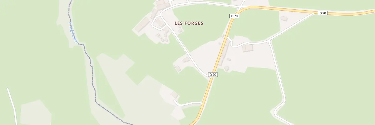 Plan du 8 Les Forges à Bazelat