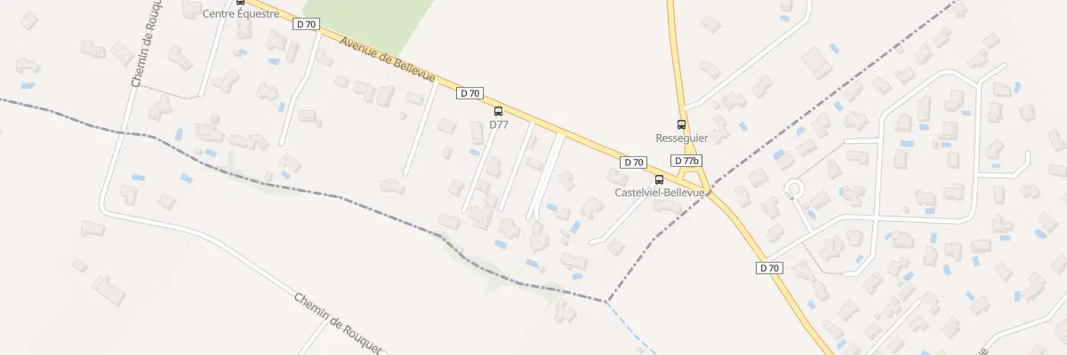 Plan du 1T Av de Bellevue à Lapeyrouse-Fossat