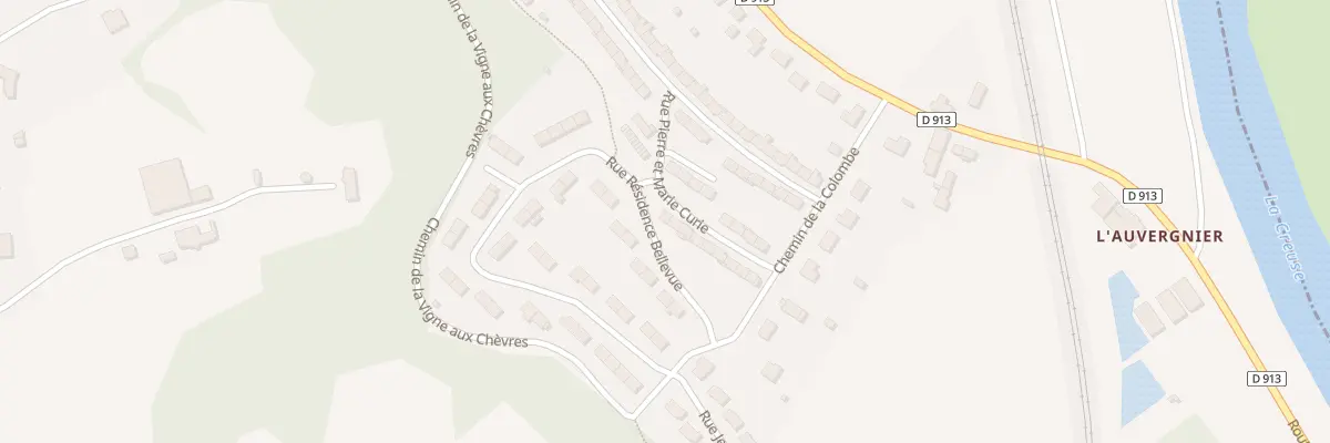 Plan du 2 Rue Pierre et Marie Curie à Argenton-sur-Creuse