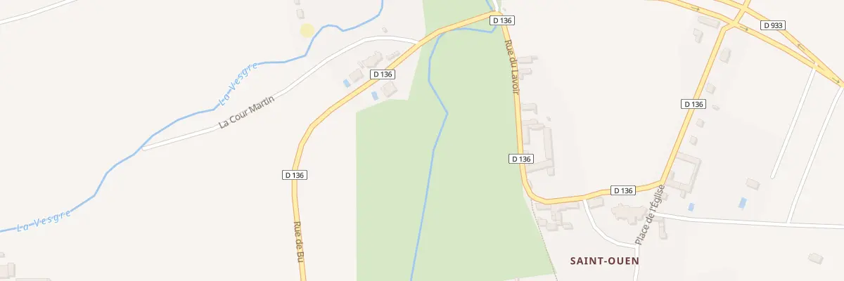 Plan de la Rue de Bû à Saint-Ouen-Marchefroy