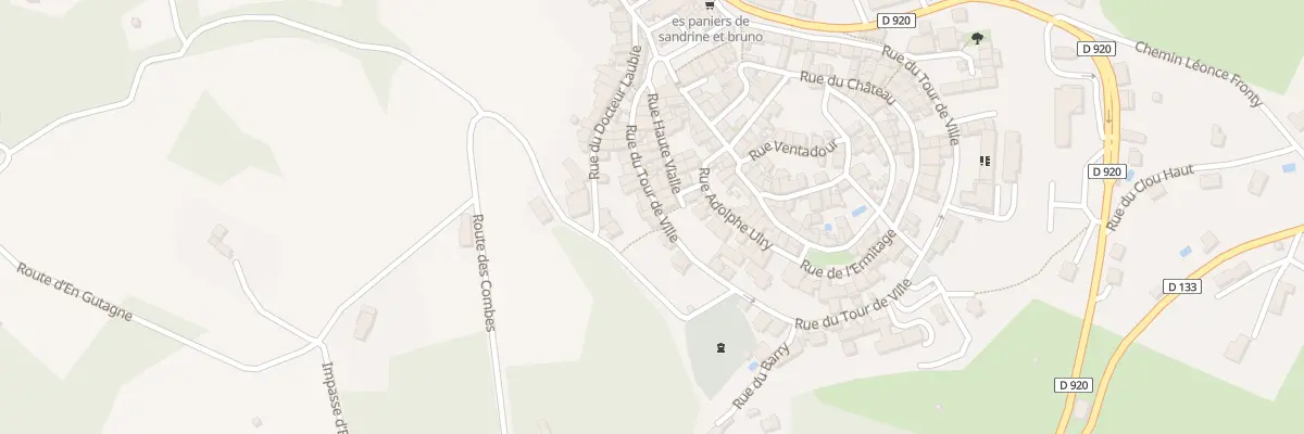 Plan du 28 Rue Du Tour De Ville à Donzenac