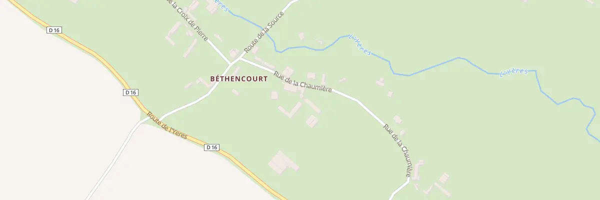 Plan du 89 Bethencourt à Dancourt