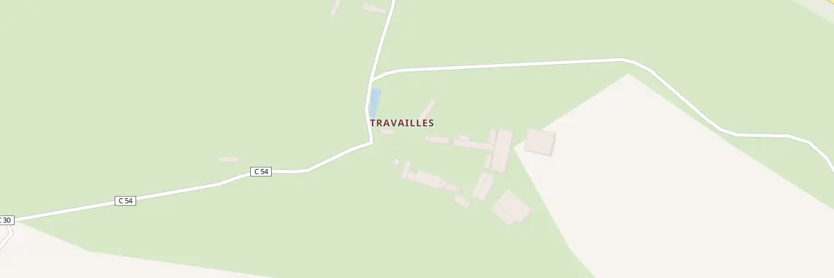 Plan du 53 Hameau de Travailles à Harquency