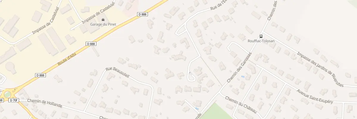 Plan du 36 Rue de l’Eden à Rouffiac-Tolosan