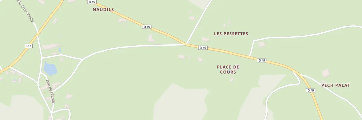 Plan du 592 Rte des Plaines-Cours à Bellefont-La Rauze