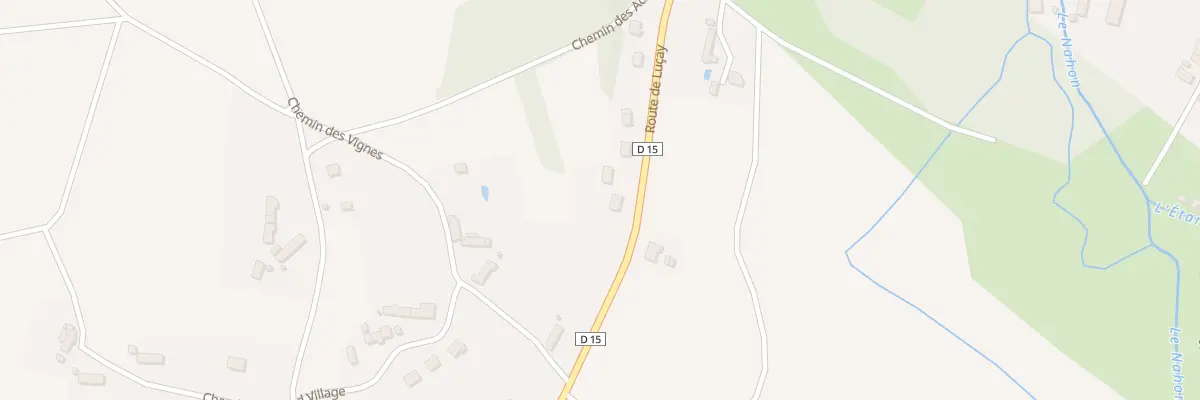 Plan du 24 Rte de Lucay Le Male à Vicq-sur-Nahon