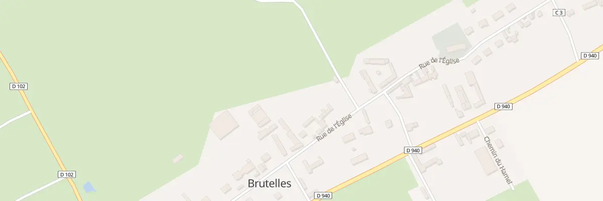 Plan du 17 Rue de l’Église à Brutelles