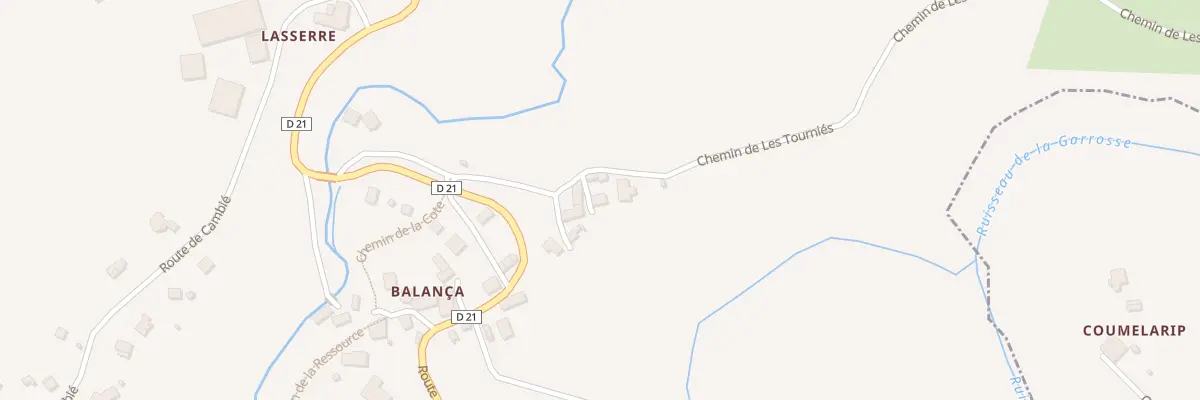 Plan du 503 Hameau de Balansa à Serres-sur-Arget