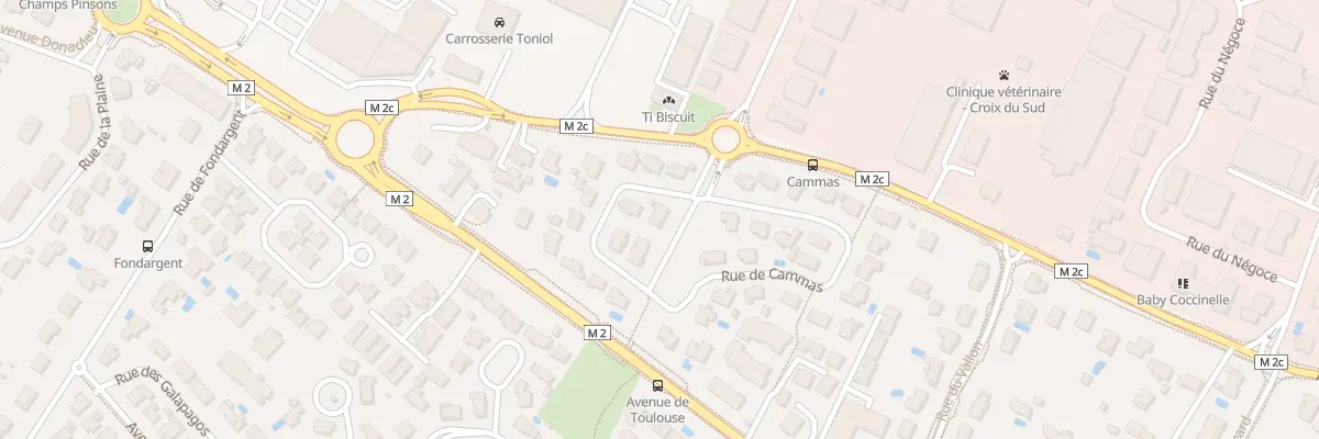 Plan du 1 Rue des Rives à Saint-Orens-de-Gameville
