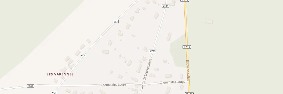 Plan du 420 Rte de Touchebrault à Soings-en-Sologne