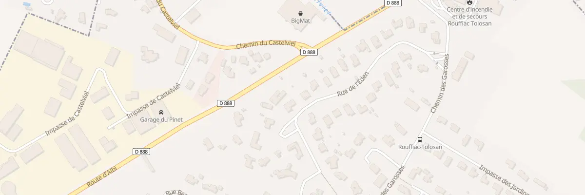 Plan du 28 Rue de l’Eden à Rouffiac-Tolosan