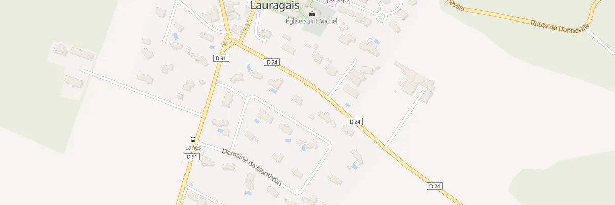 Plan du 15 Dom de Montbrun à Montbrun-Lauragais