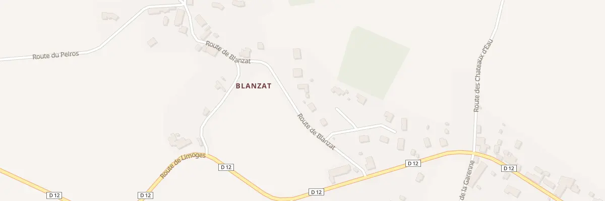 Plan du 10 Blanzat Nord à Linards