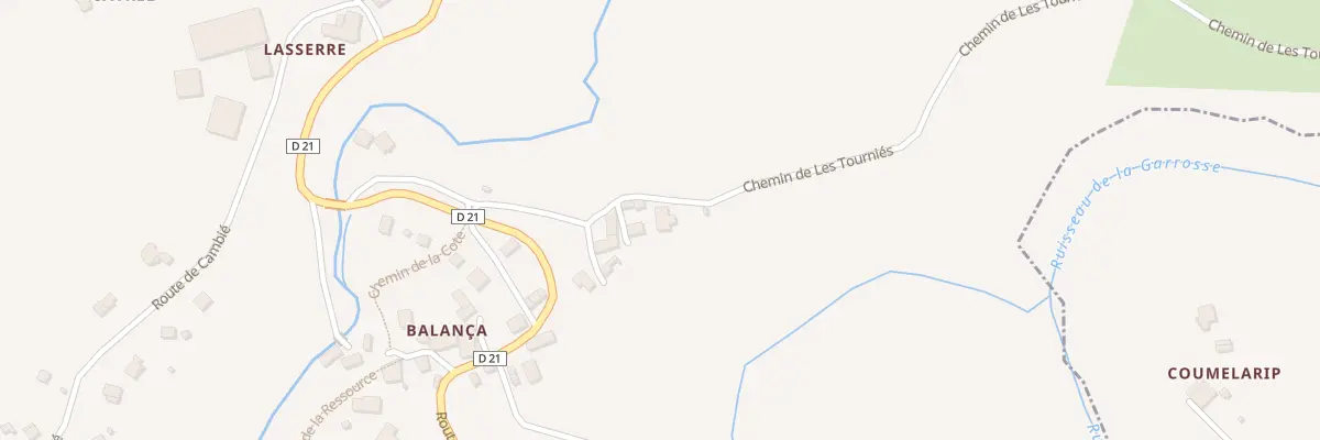 Plan du 420 Hameau de Balansa à Serres-sur-Arget