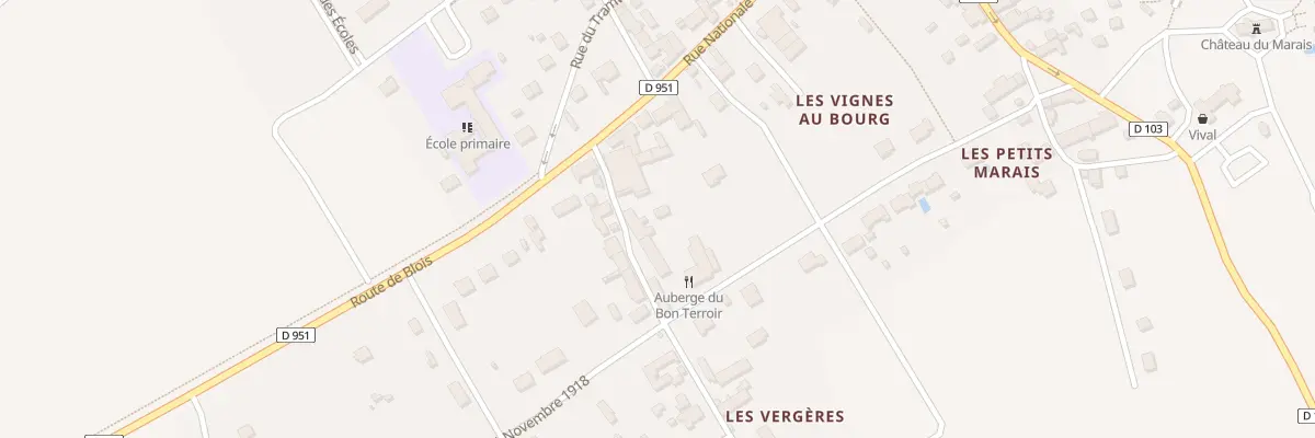 Plan du 7 Rue de la Chaumette à Muides-sur-Loire