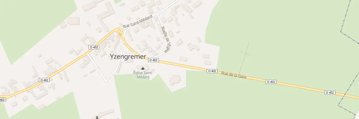 Plan du 1B Rue de la Gare à Yzengremer