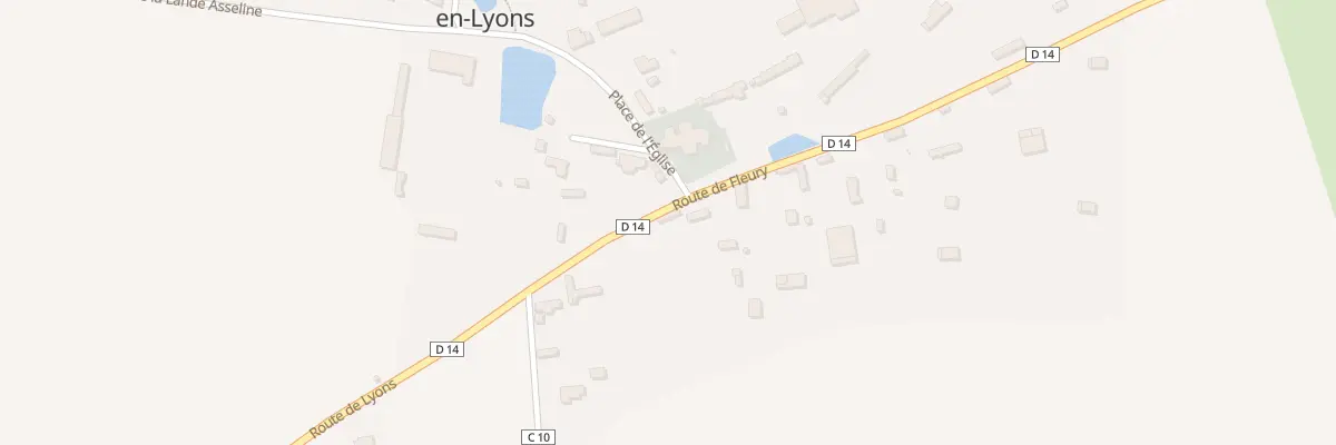 Plan du 1 Rte de Lyons à Beauficel-en-Lyons