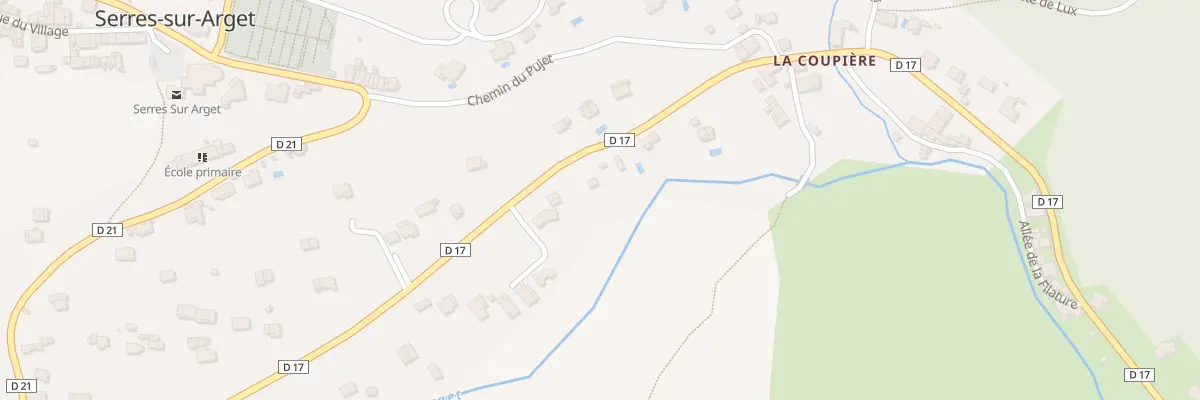 Plan du 318A Les Pradets à Serres-sur-Arget