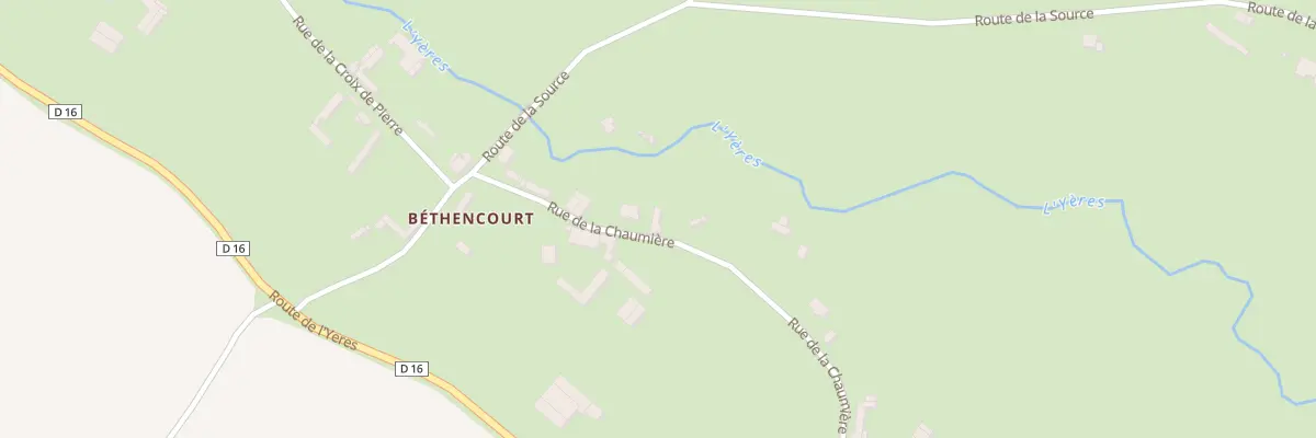 Plan du 91 Bethencourt à Dancourt