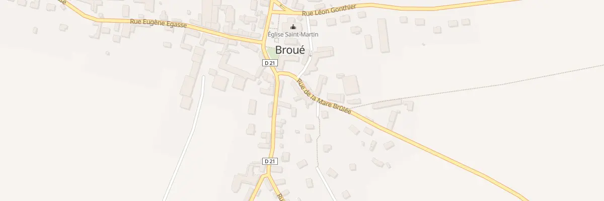 Plan du 2 Rue de la Mare Brulée à Broué