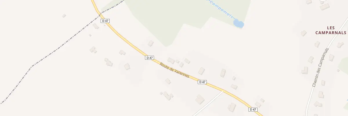 Plan du 2194 Rte de Varennes au Born