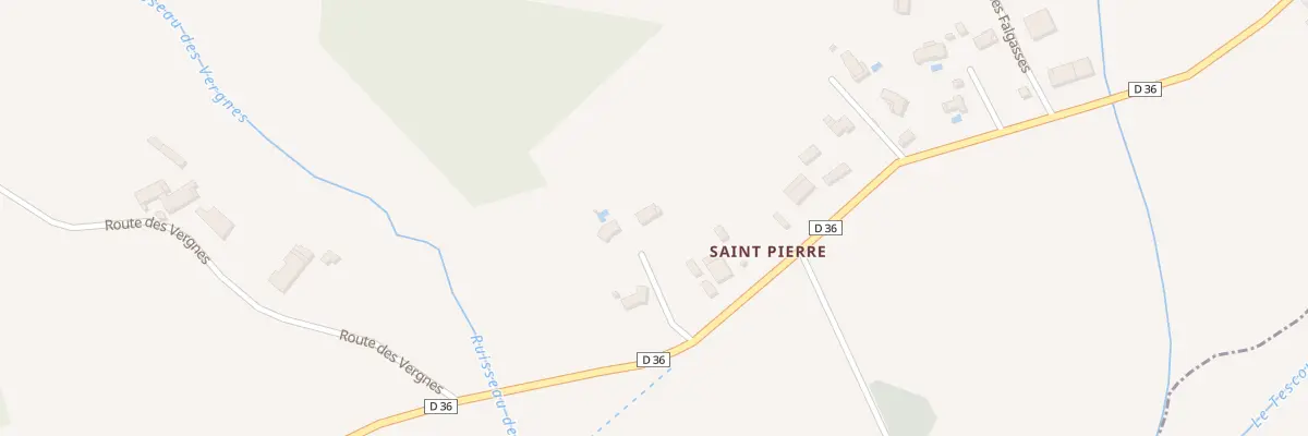 Plan de La Blanquette à La Salvetat-Belmontet