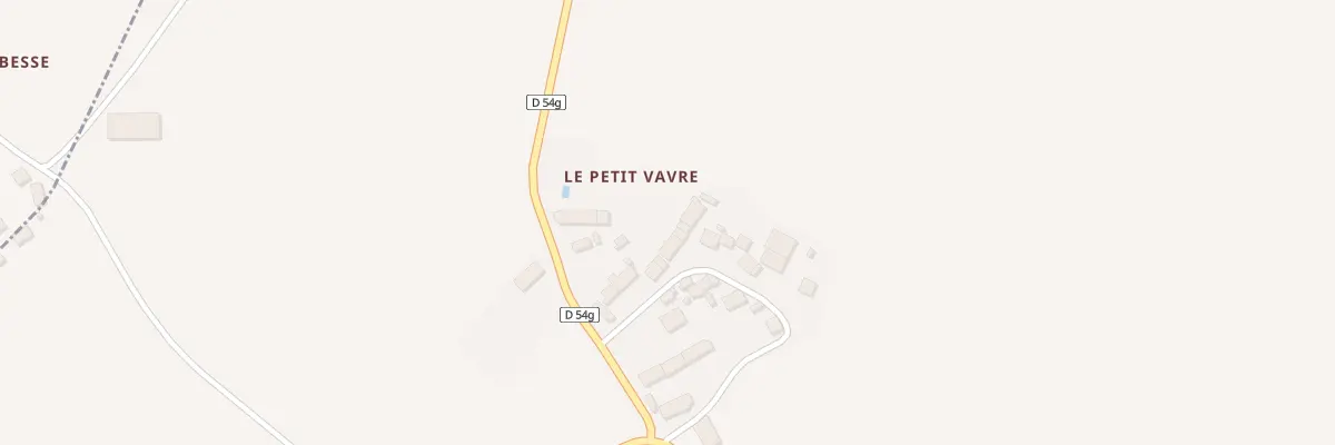 Plan du 14 Le Petit Vavre à Bazaiges