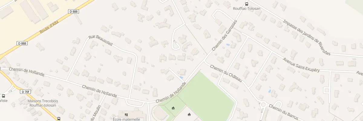 Plan du 31 Rue de l’Eden à Rouffiac-Tolosan