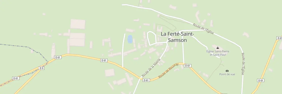Plan du 5126 Le Village à La Ferté-Saint-Samson