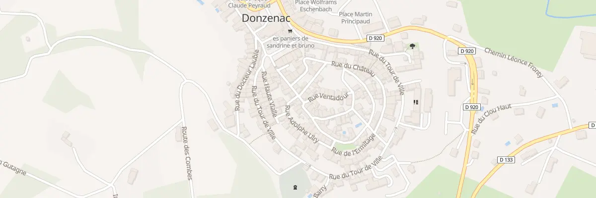Plan du 1 Rue Adolphe Ulry à Donzenac
