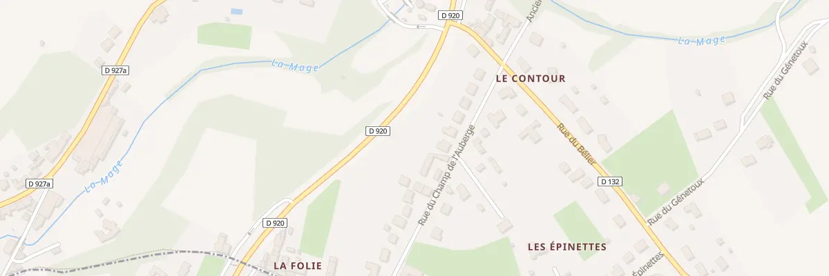 Plan du 12 Rue du Champ de l’Auberge à Saint-Marcel