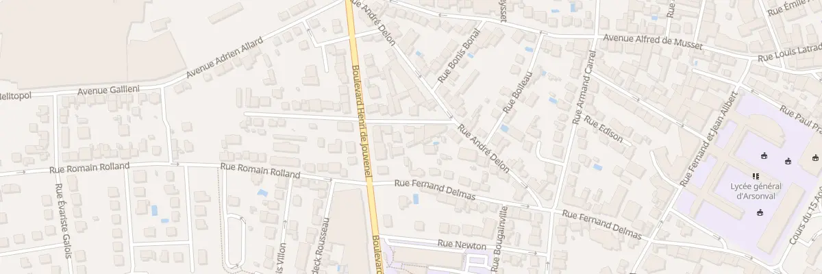 Plan du 5 Rue Marie L Et Jul. Viallatoux à Brive-la-Gaillarde
