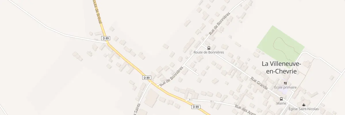 Plan du 7 Rue de Bonnières à La Villeneuve-en-Chevrie